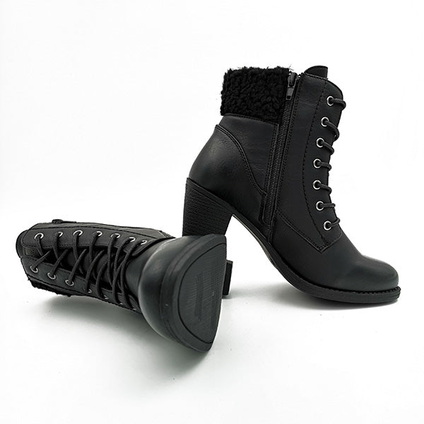 Front Lace Up Ankle Boot - 0683