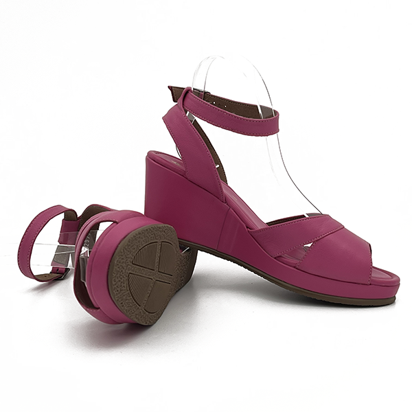 Medium Wedge On Platform With Ankle Strap - 0720