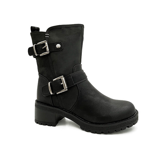 Ankle Boot On Stack Heel - 0864