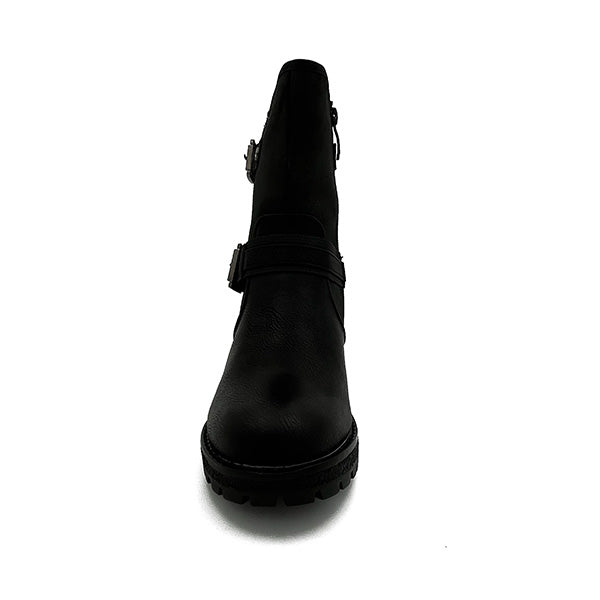 Ankle Boot On Stack Heel - 0864