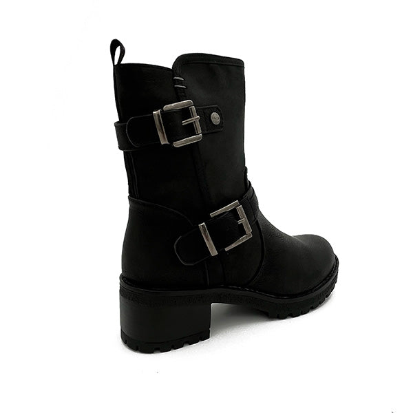 Ankle Boot On Stack Heel - 0864