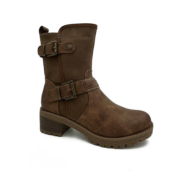 Ankle Boot On Stack Heel - 0864
