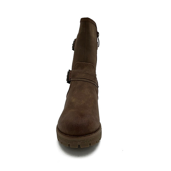 Ankle Boot On Stack Heel - 0864