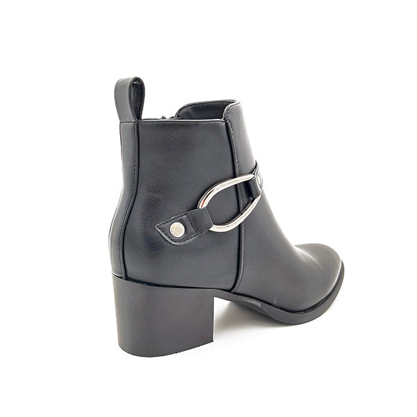 Ankle Boot On Stack Heel - 0867