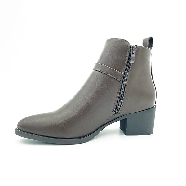 Ankle Boot On Stack Heel - 0867