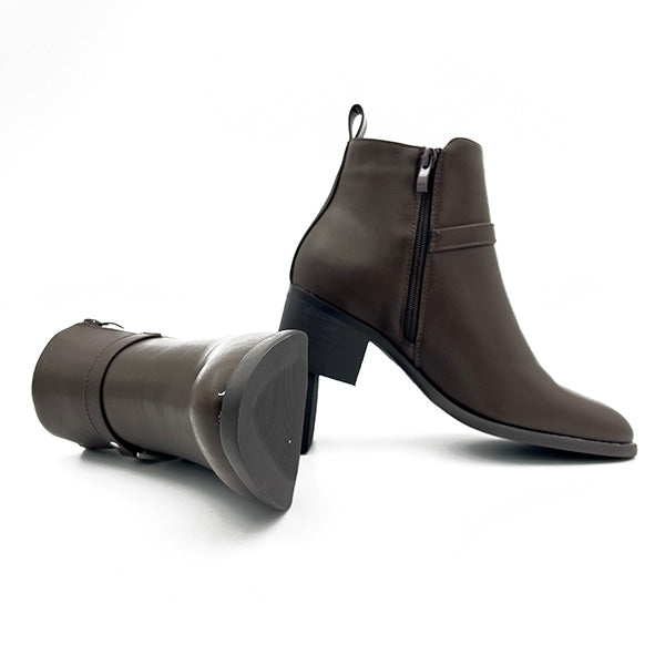 Ankle Boot On Stack Heel - 0867
