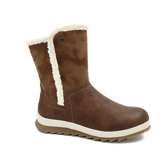 Comfort Half Boot With A Side Zip - 0877