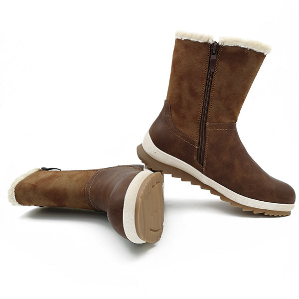 Comfort Half Boot With A Side Zip - 0877