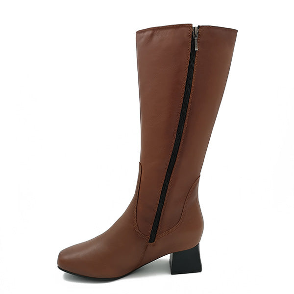 Long Leather Boot - 0883