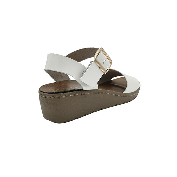 Leather Wedge Sandal Open Toe - 0912