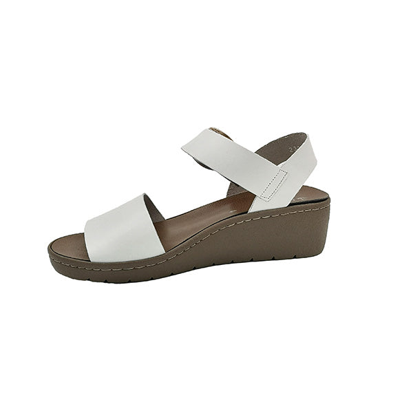 Leather Wedge Sandal Open Toe - 0912