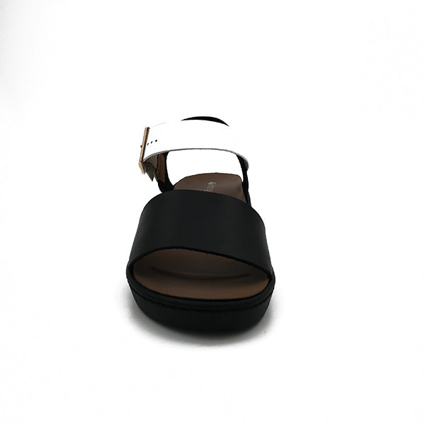 Leather Wedge Sandal Open Toe - 0912