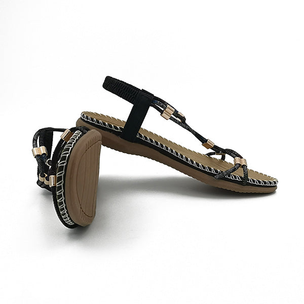 Elastic Back Strap Sandal - 0929