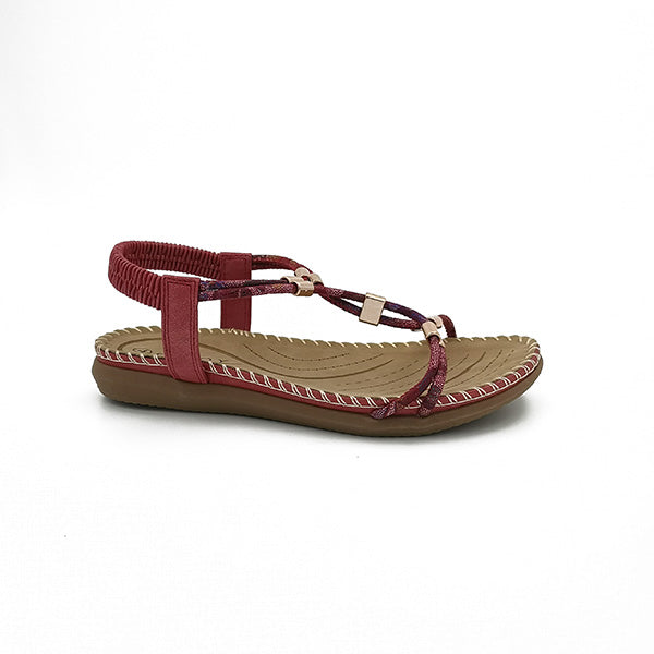 Elastic Back Strap Sandal - 0929