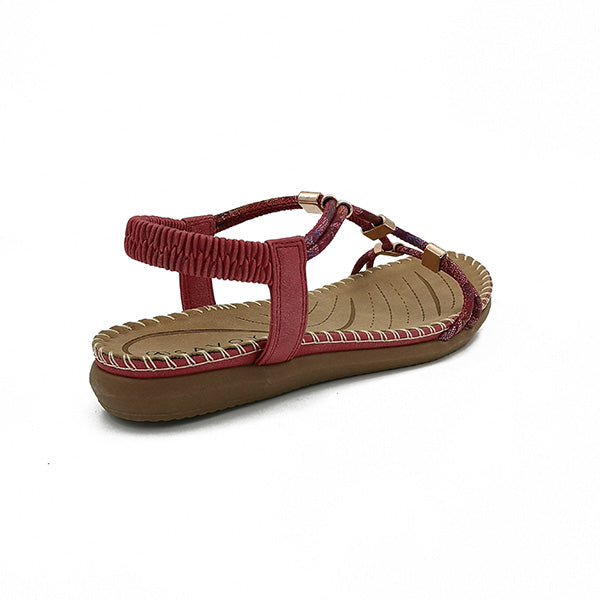 Elastic Back Strap Sandal - 0929