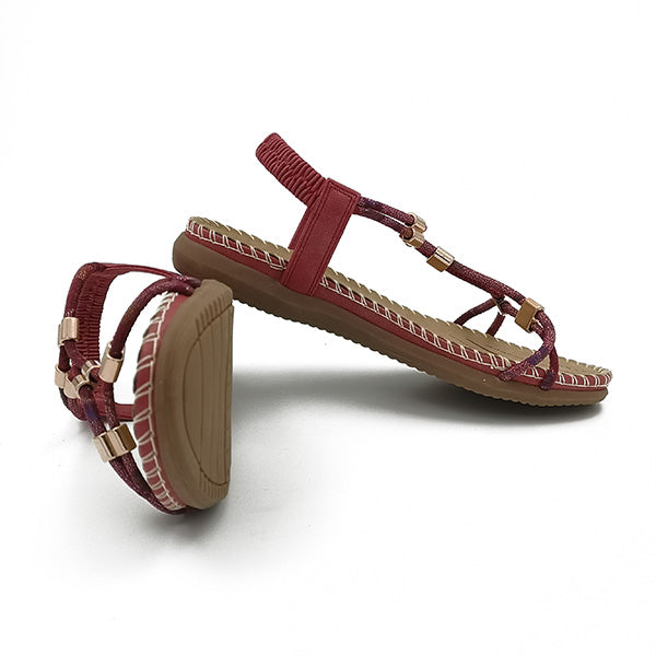 Elastic Back Strap Sandal - 0929