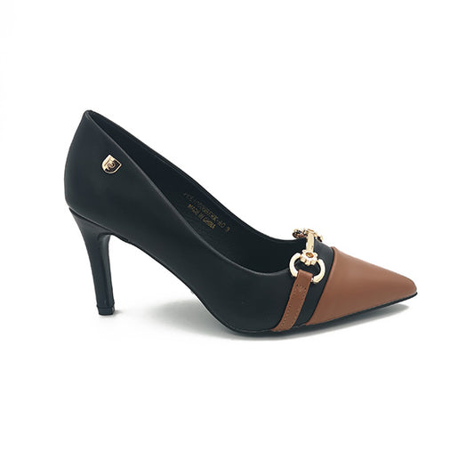 Medium Heel Pointy Court - 0938