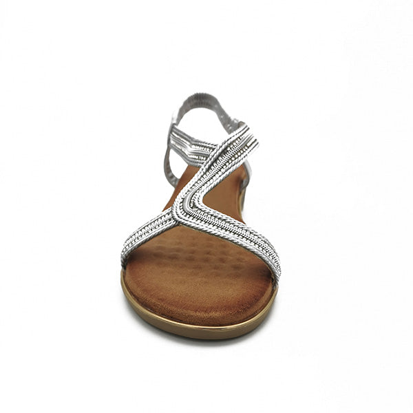 Asymmetrical Strap Sandal - 0940