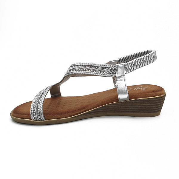 Asymmetrical Strap Sandal - 0940