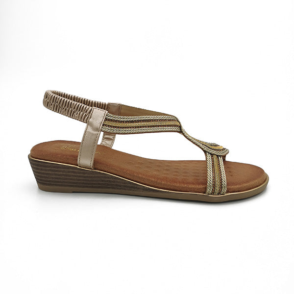 Asymmetrical Strap Sandal - 0940