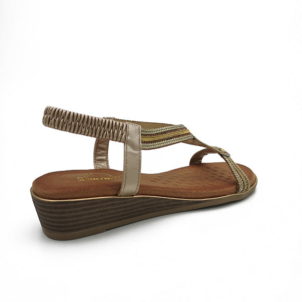 Asymmetrical Strap Sandal - 0940