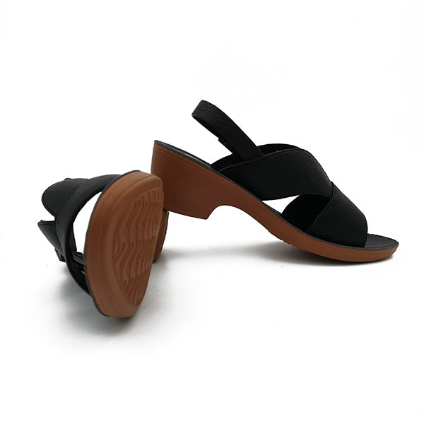 Medium Heel Sling Back Sandal - 0961