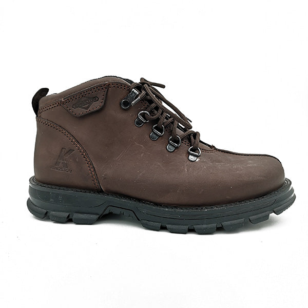 Leather Lace Up Ankle Boot - 0964