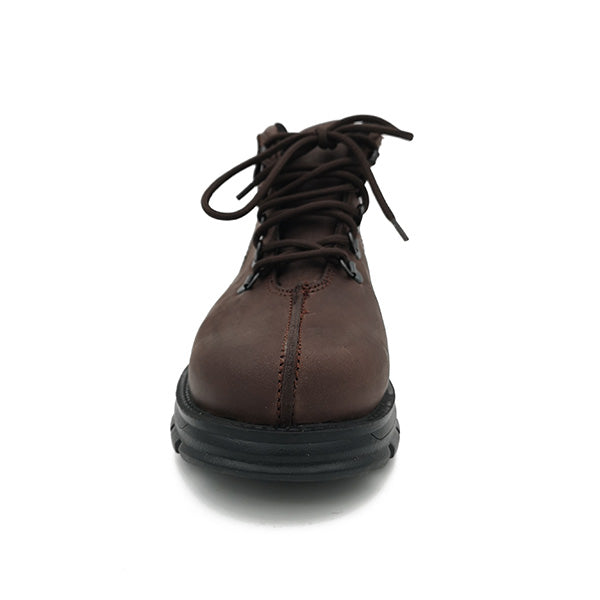 Leather Lace Up Ankle Boot - 0964