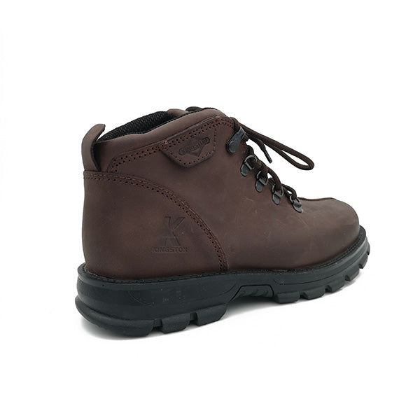 Leather Lace Up Ankle Boot - 0964