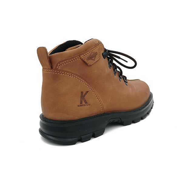 Leather Lace Up Ankle Boot - 0964