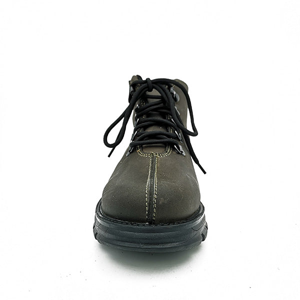 Leather Lace Up Ankle Boot - 0964