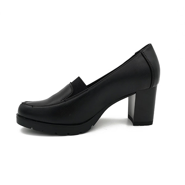 High Heel Comfort Slip On Court - 1017