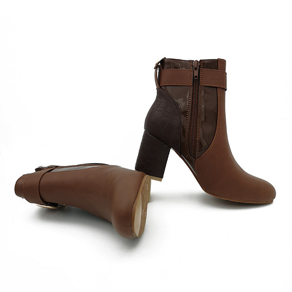 Multi Combo Medium Heel Ankle Boot - 1026