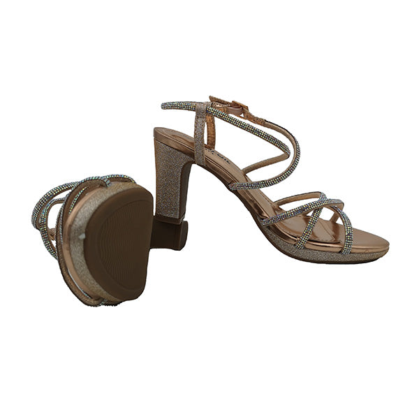 Strappy Diamante On Platform - 1033