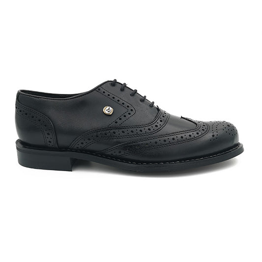 Leather Brogue Lace Up - 1040