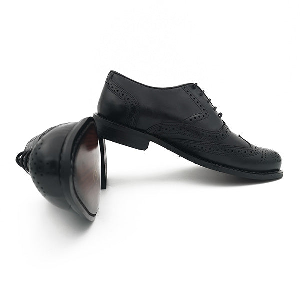 Leather Brogue Lace Up - 1040
