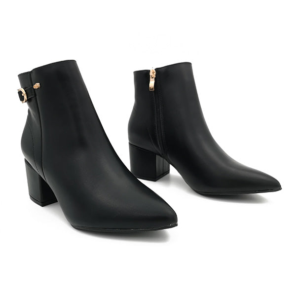 Ankle Boot On Block Heel - 1041