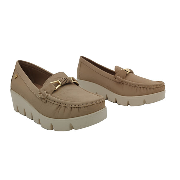 Comfort Moccasin On Wedge - 1046