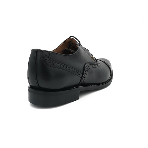 Leather Toe Cap Lace Up - 1058