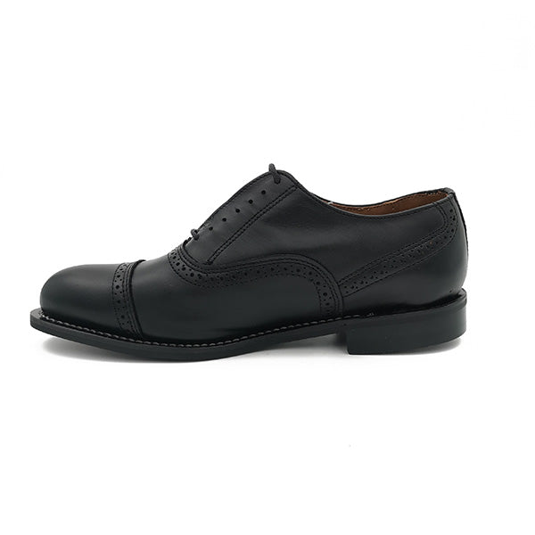 Leather Toe Cap Lace Up - 1058
