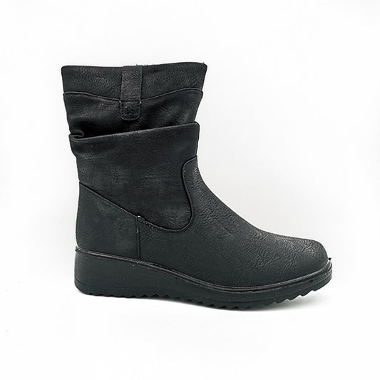 Low Wedge Ankle Boot - 1063