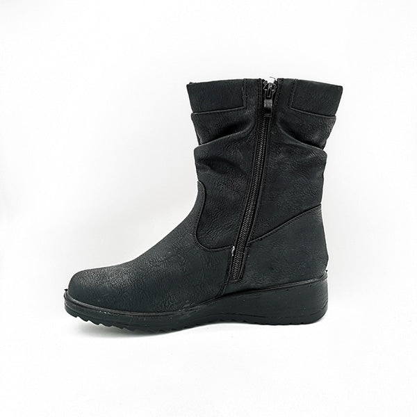 Low Wedge Ankle Boot - 1063