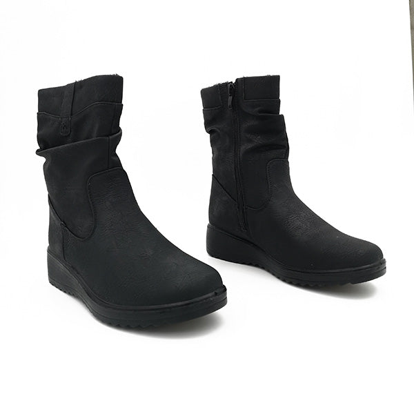 Low Wedge Ankle Boot - 1063