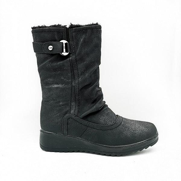 Comfort Ruched Half Boot - 1065