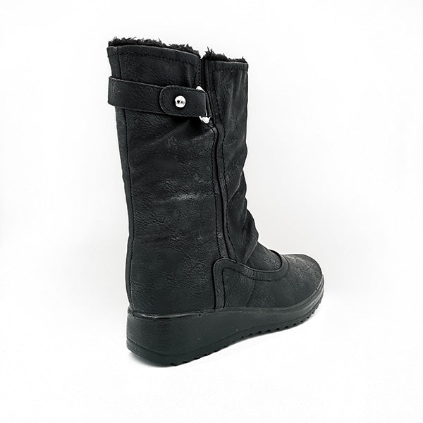 Comfort Ruched Half Boot - 1065