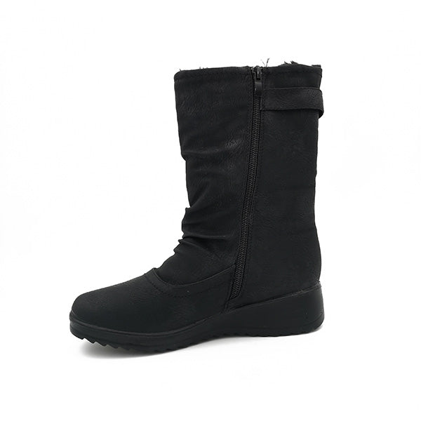 Comfort Ruched Half Boot - 1065