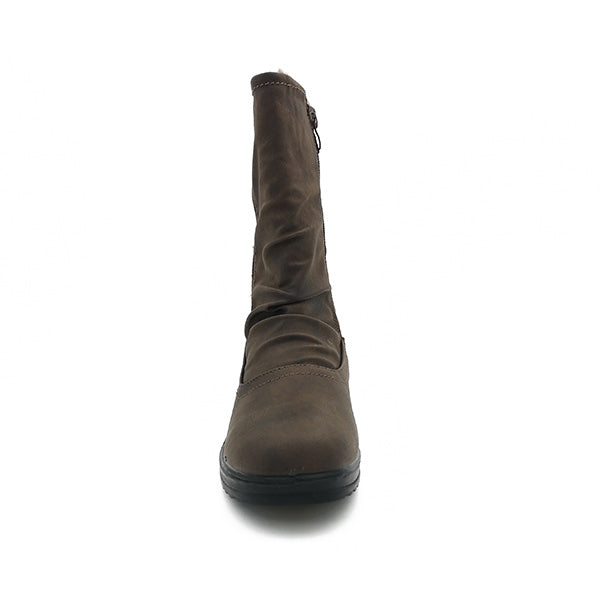 Comfort Ruched Half Boot - 1065