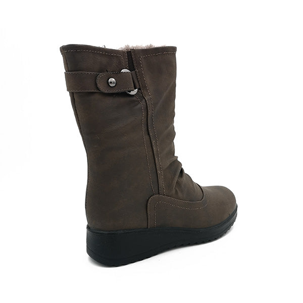 Comfort Ruched Half Boot - 1065