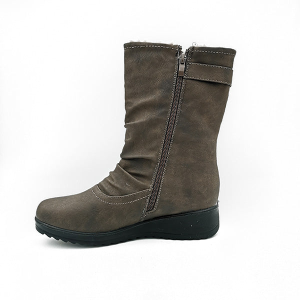 Comfort Ruched Half Boot - 1065