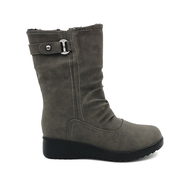 Comfort Ruched Half Boot - 1065
